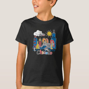 Kinder Dark van Chicago T-shirt
