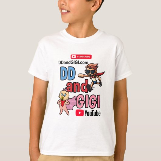 KINDER DD en GIGI T-Shirt (Voorkant)