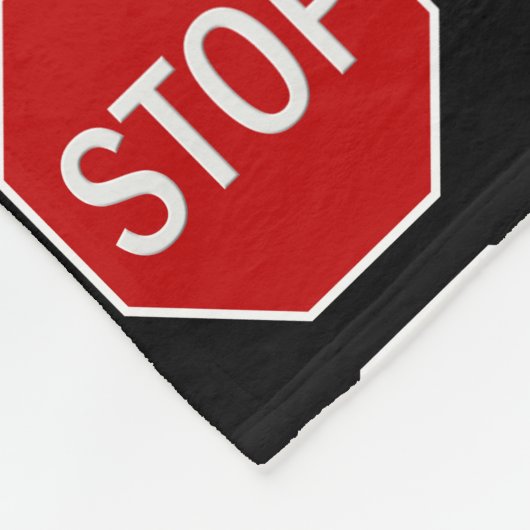 Kinder deken van het stoptekenpatroon (Hoek)