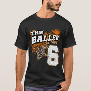 Kinder Deze Byller is nu 6 leuke 6e verjaardag byS T-shirt
