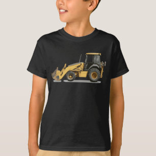 Kinder dig Deze dikker - Koel Bouwer Excavator T-shirt
