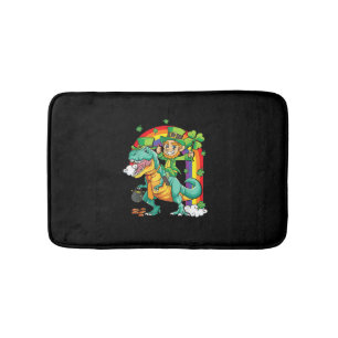 Kinder Dino St Patricks Day Shirt Toddler Boys Gir Badmat