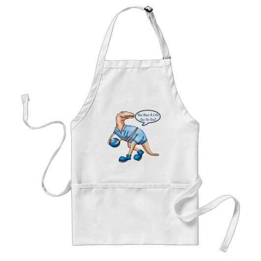 Kinder Dinosaur Apron Standaard Schort (Voorkant)