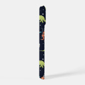 Kinder dinosaurus astronautenpatroon iPhone 15 hoesje (Rechterkant)
