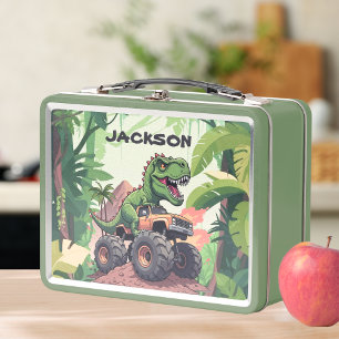 Kinder dinosaurus truck op maat terug naar school