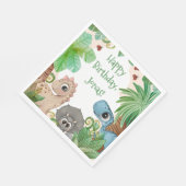 Kinder Dinosaurus Verjaardag Servet (Hoek)
