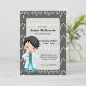 Kinder dokter kaart (Staand voorkant)