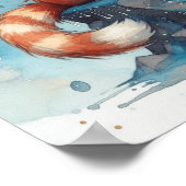 Kinder Dreamweaver Red Panda Art Poster (Hoek)