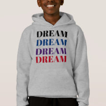 Kinder droom Kleurrijke Motivatie Hoodie
