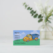 Kinder Dump Truck Visitekaartjes (standaard) (Staand voorkant)