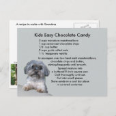 Kinder Easy Chocolate Snoep Recipe Briefkaart (Voorkant / Achterkant)