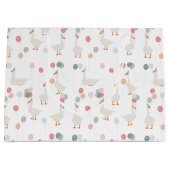 Kinder Een Gekke Gans Leuke Verjaardagsfeestje Groot Cadeauzakje (Voorkant)