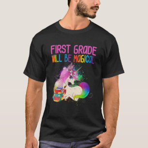 Kinder eerste dag van de eerste graad Magische Uni T-shirt