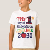 Kinder eerste dag van het Shirt Kindergarten (Voorkant)