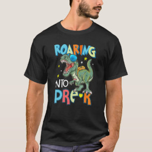 Kinder eerste dag van Pre K Rex dinosaurus terug n T-shirt