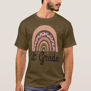Kinder eerste dag van schoolmeisjes terug naar sch t-shirt