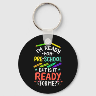 Kinder eerste dag voorschoolse eerste dag van de S Sleutelhanger