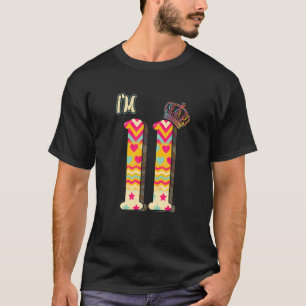 Kinder Elfjarig Kind 11de Verjaardag 11 Jaar Oud T-shirt