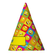 Kinder Emoji Verjaardagsfeestje Happy Smilies Gezi Feesthoedjes (Rechts)