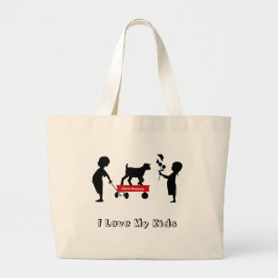 Kinder en geit Tassen MaGoat Little Red Wagon