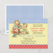 Kinder en paardensportpartij Kaart (Voorkant / Achterkant)