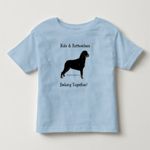 Kinder en rottweilers horen bij elkaar! shirts
