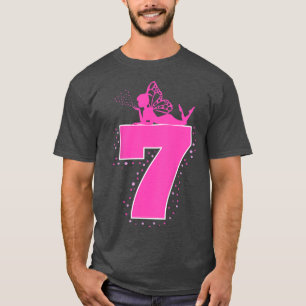 Kinder feestdag 7 zevenjarige meisjes Pa T-shirt
