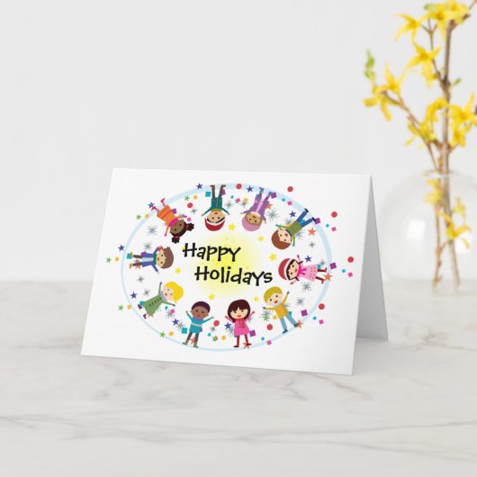 Kinder feestdag Kaart (Gele Bloem)