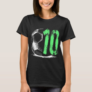 Kinder Football 10-jarig jongetfeest T-shirt