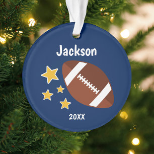 Kinder Football sterren Persoonlijk Ornament