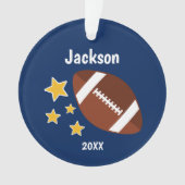 Kinder Football sterren Persoonlijk Ornament (voorkant)
