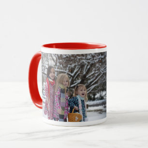 Kinder foto Merry n Bright in Red Coffee Mok