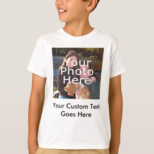 Kinder foto TShirts (Voorkant)