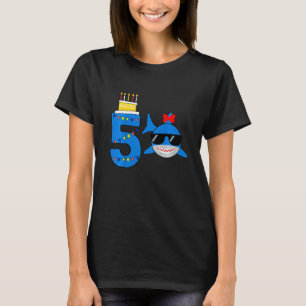 Kinder Funny 5 jaar oude haai T-shirt