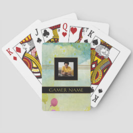 Kinder Gamer Party Naam & Foto Dream Clouds Pokerkaarten