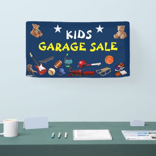 Kinder garage spandoek (Beurs)