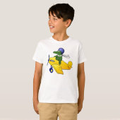 Kinder Gator Plane T-shirt (Voorkant volledig)