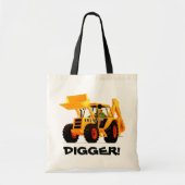 Kinder Gele Digger Tote Bag (Voorkant)