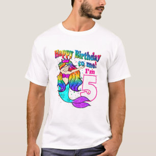 Kinder gelukkige verjaardag voor mij! Ik ben vijf T-shirt