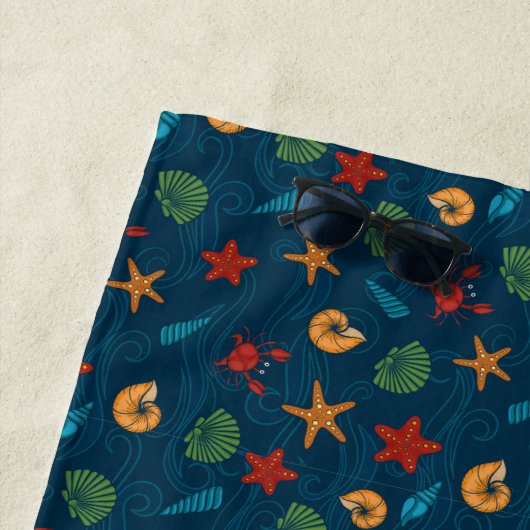 Kinder Gepersonaliseerd Beachy Beach Towel Strandlaken (In situ)