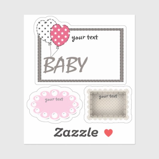 Kinder gepersonaliseerd , kinder ,  , retro sticker (Vel)