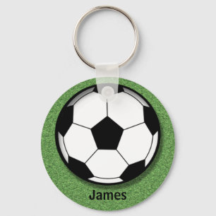 Kinder gepersonaliseerd Sleutelhanger Voetbal