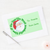 Kinder Gepersonaliseerd van Santa Gift Label (Envelop)