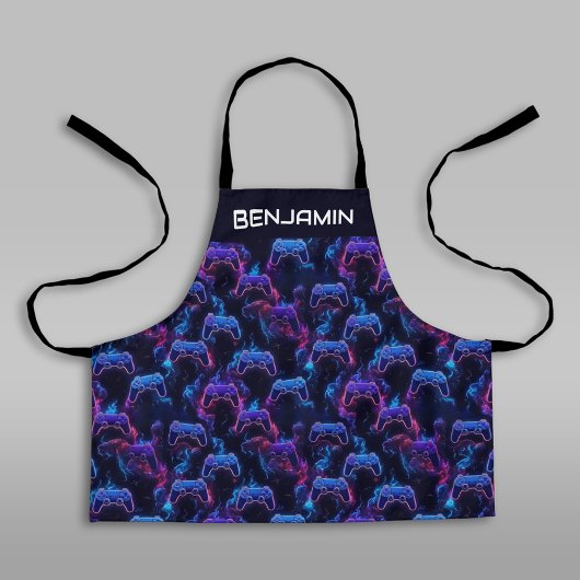 Kinder Gepersonaliseerde Gaming Controller Boys Schort