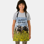 Kinder gepersonaliseerde Holstein Koeien Schort (Insitu)