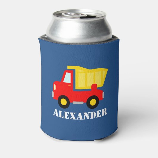 Kinder gepersonaliseerde koelboxxen met speelgoed blikjeskoeler (Blikje Achterkant)