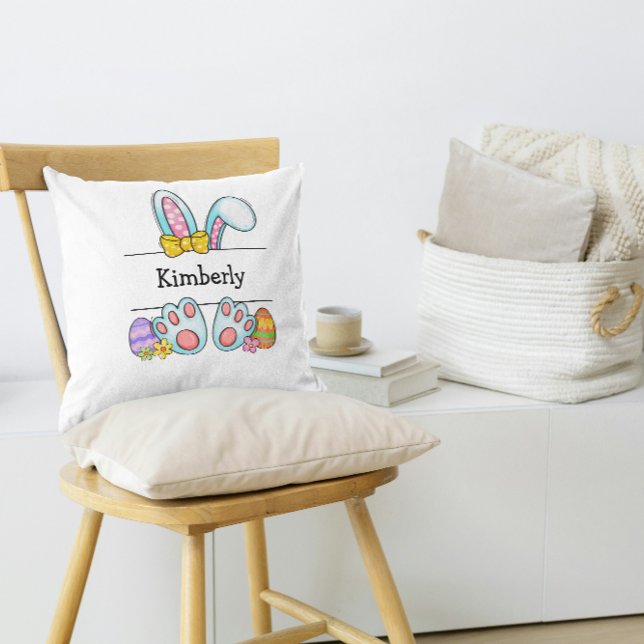 Kinder gepersonaliseerde Pasen Kussen (Creator heeft geüpload)