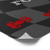 Kinder gepersonaliseerde Sjabloon van de Naam Geco Poster (Hoek)