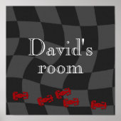 Kinder gepersonaliseerde Sjabloon van de Naam Geco Poster (Voorkant)