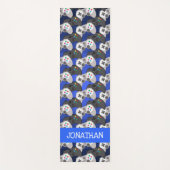 Kinder gepersonaliseerde video gamer yogamat (Voorkant)